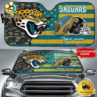 NFL Jacksonville Jaguars Gridiron Glory Custom Auto Sun Shade