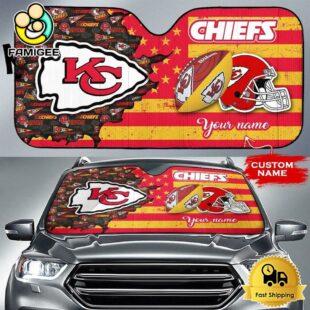 NFL Kansas City Chiefs Gridiron Glory Custom Auto Sun Shade