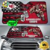 NFL Kansas City Chiefs Mascot Breaks Through The Line Custom Auto Sun Shade