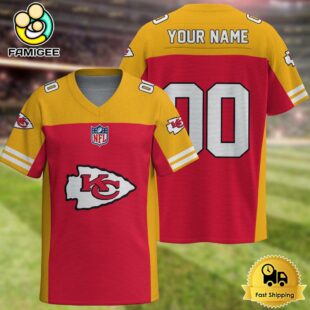 NFL Kansas City Chiefs New Logo 2025 Custom Football Jersey