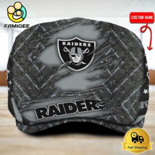 NFL Las Vegas Raiders American Flag Custom Jeff Cap