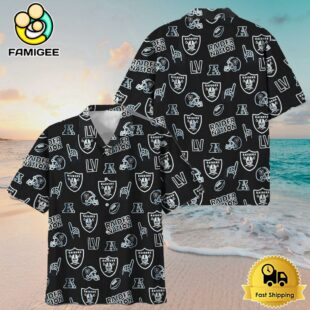 NFL Las Vegas Raiders Game Day Meets Island Vibes Hawaiian Shirt