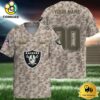 NFL Las Vegas Raiders Military Appreciation Day Custom Football Jersey