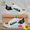 NFL Las Vegas Raiders Team Logo Custom Women's Rainbow Atmospheric Cushion Running Shoes