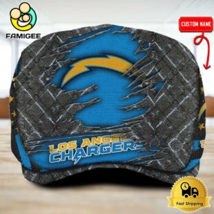 NFL Los Angeles Chargers American Flag Custom Jeff Cap