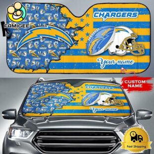 NFL Los Angeles Chargers Gridiron Glory Custom Auto Sun Shade
