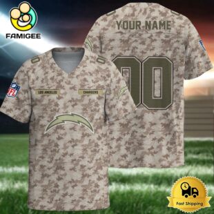 NFL Los Angeles Chargers Military Appreciation Day Custom Football Jersey
