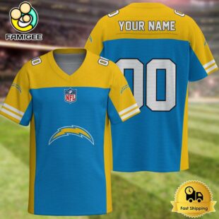 NFL Los Angeles Chargers New Logo 2025 Custom Football Jersey