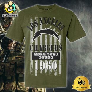 NFL Los Angeles Chargers The Green Military T Shirt