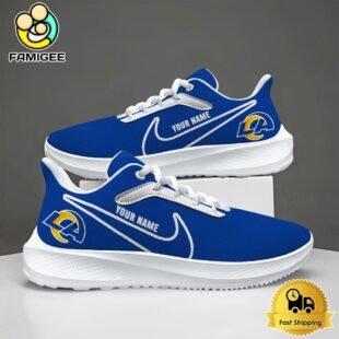 NFL Los Angeles Rams Custom Name Mesh Running Shoes