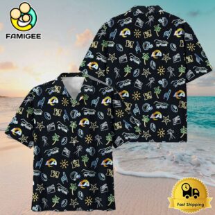 NFL Los Angeles Rams Game Day Meets Island Vibes Hawaiian Shirt