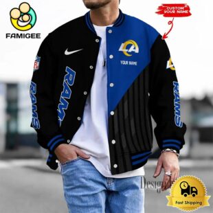 NFL Los Angeles Rams Limited Edition Custom Name Baseball Jacket