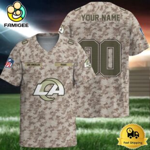 NFL Los Angeles Rams Military Appreciation Day Custom Football Jersey