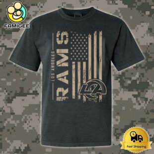 NFL Los Angeles Rams Military Appreciation Flag T Shirt