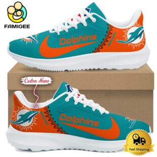 NFL Miami Dolphins All Day Comfort Sneakers Running Shoes