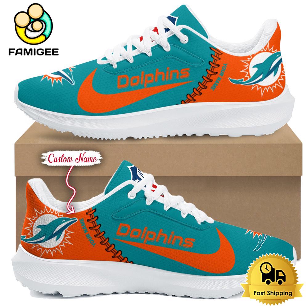 NFL Miami Dolphins All Day Comfort Sneakers Running Shoes NFL Miami Dolphins All Day Comfort Sneakers Running Shoes