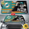 NFL Miami Dolphins Skeleton Funny Custom Auto Sun Shade