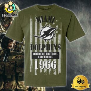 NFL Miami Dolphins The Green Military T Shirt