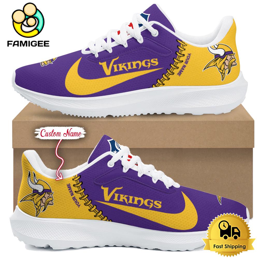 NFL Minnesota Vikings All Day Comfort Sneakers Running Shoes NFL Minnesota Vikings All Day Comfort Sneakers Running Shoes