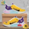 NFL Minnesota Vikings Team Logo Custom Women's Rainbow Atmospheric Cushion Running Shoes