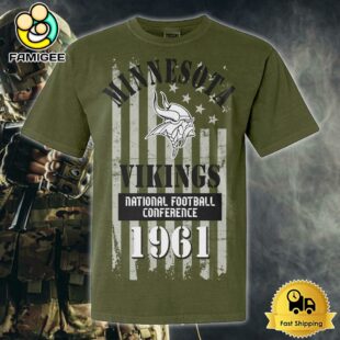 NFL Minnesota Vikings The Green Military T Shirt