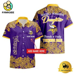 NFL Minnesota Vikings Truly Fan Dad Hawaiian Shirt