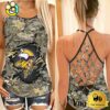 NFL Minnesota Vikings Women’s Camo Custom Criss Cross Back Tank Top