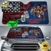 NFL New England Patriots Mascot Breaks Through The Line Custom Auto Sun Shade