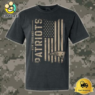 NFL New England Patriots Military Appreciation Flag T Shirt