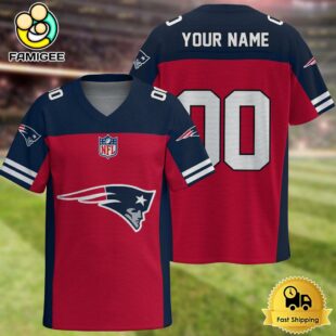 NFL New England Patriots New Logo 2025 Custom Football Jersey
