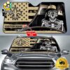 NFL New Orleans Saints Skeleton Funny Custom Auto Sun Shade