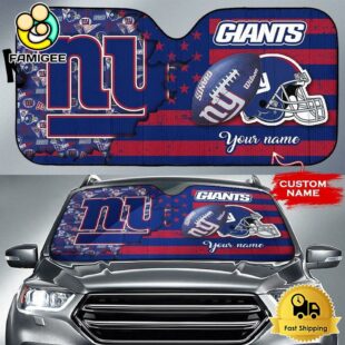 NFL New York Giants Gridiron Glory Custom Auto Sun Shade
