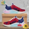 NFL New York Giants Team Logo Custom Women's Rainbow Atmospheric Cushion Running Shoes