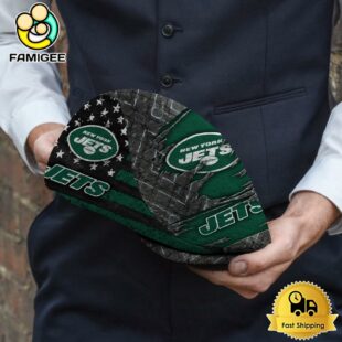 NFL New York Jets American Flag Custom Jeff Cap
