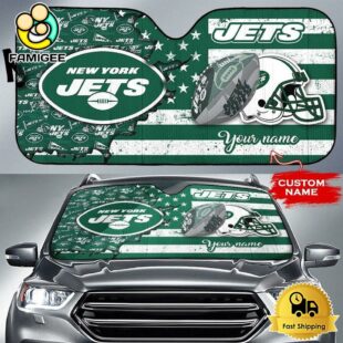 NFL New York Jets Gridiron Glory Custom Auto Sun Shade