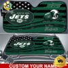 NFL New York Jets Waving Strong United Under The Colors Custom Auto Sun Shade