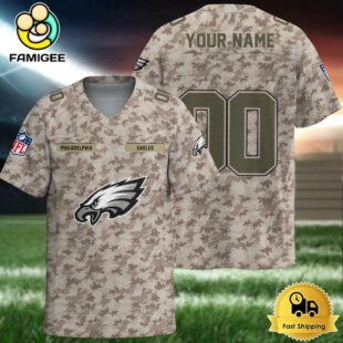 NFL Philadelphia Eagles Military Appreciation Day Custom Football Jersey
