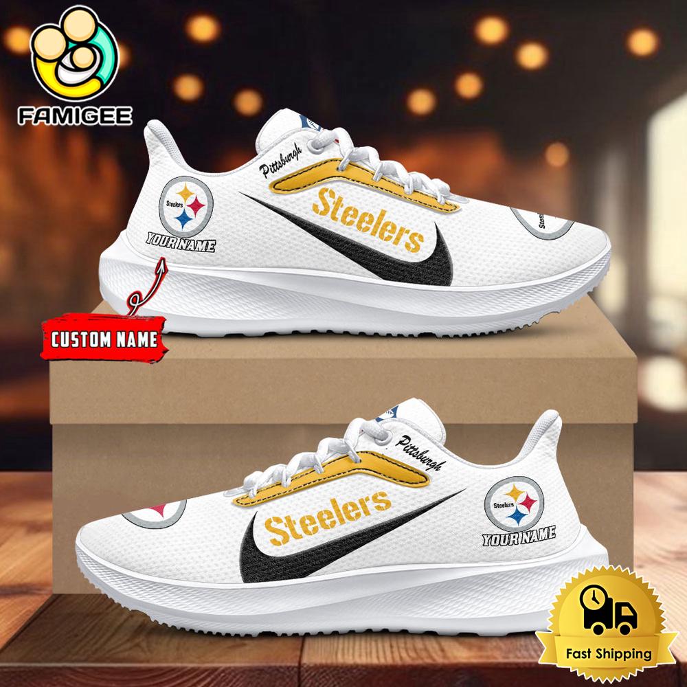 NFL Pittsburgh Steelers Custom Lightweight Running Shoes For Sports Fans NFL Pittsburgh Steelers Custom Lightweight Running Shoes For Sports Fans
