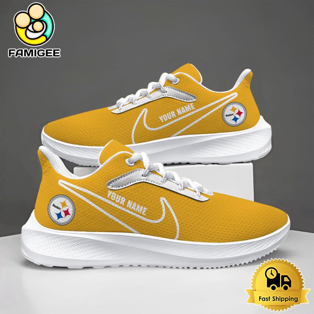 NFL Pittsburgh Steelers Lightweight Custom Fan Running Shoes NFL Pittsburgh Steelers Lightweight Custom Fan Running Shoes