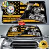 NFL Pittsburgh Steelers Skeleton Funny Custom Auto Sun Shade