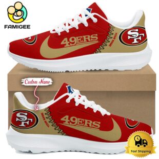NFL San Francisco 49ers All Day Comfort Sneakers Running Shoes