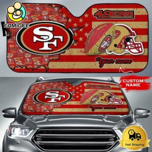 NFL San Francisco 49ers Gridiron Glory Custom Auto Sun Shade