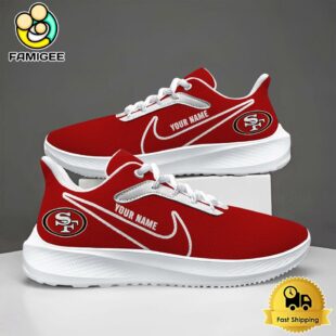 NFL San Francisco 49ers Personalized Athletic Running Shoes For Fans