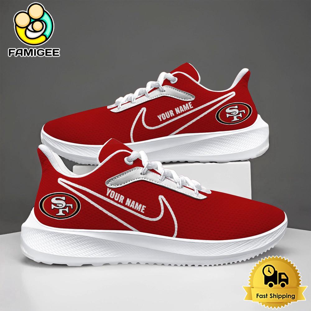 NFL San Francisco 49ers Personalized Athletic Running Shoes For Fans NFL San Francisco 49ers Personalized Athletic Running Shoes For Fans