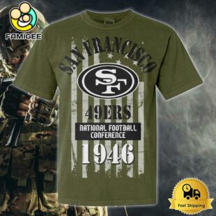 NFL San Francisco 49ers The Green Military T Shirt
