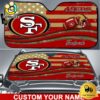 NFL San Francisco 49ers Waving Strong United Under The Colors Custom Auto Sun Shade