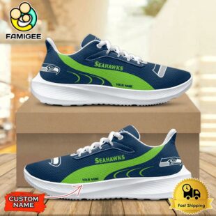 NFL Seattle Seahawks Lightweight Custom Fan Running Shoes