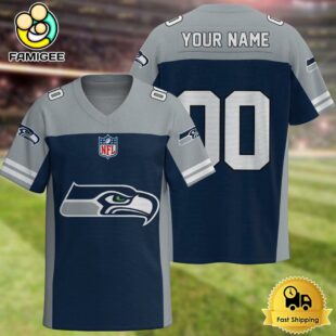 NFL Seattle Seahawks New Logo 2025 Custom Football Jersey