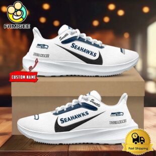 NFL Seattle Seahawks Personalized Athletic Running Shoes For Fans