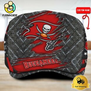 NFL Tampa Bay Buccaneers American Flag Custom Jeff Cap